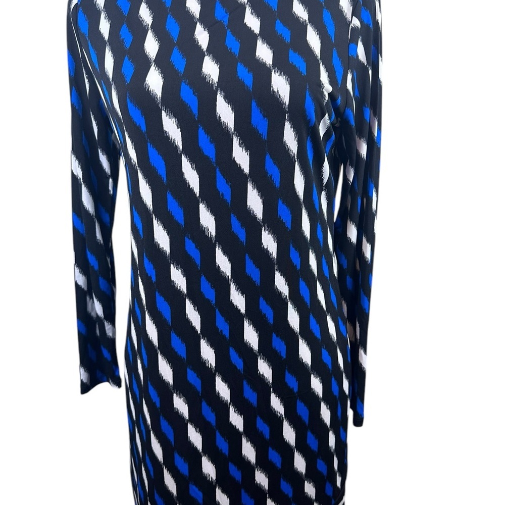 🔥 Host Pick 🔥 NWT Michael Kors Amalfi dress geometric print size medium petite - Picture 3 of 13